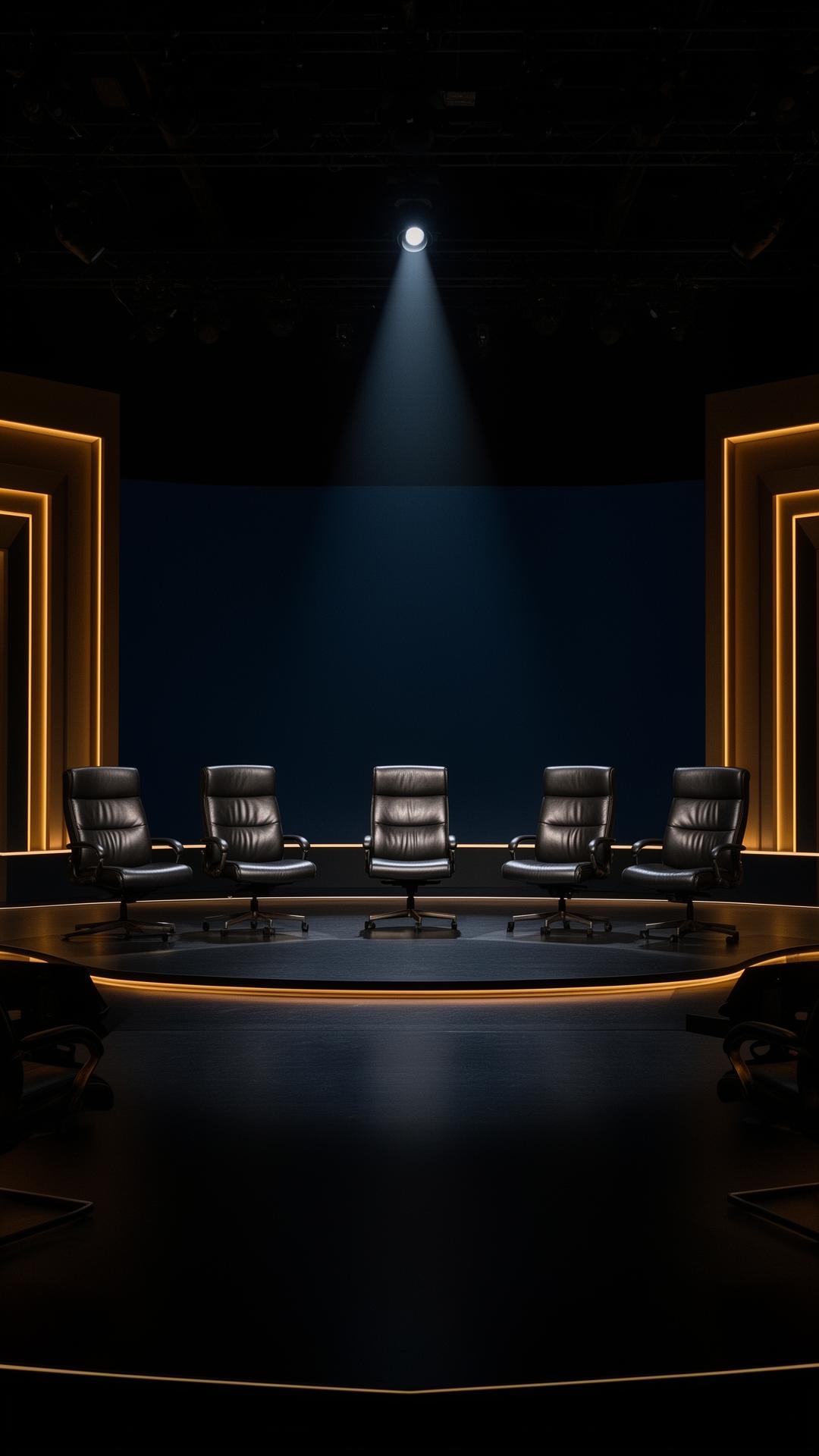 Investor judge panel evaluating a live developer pitch